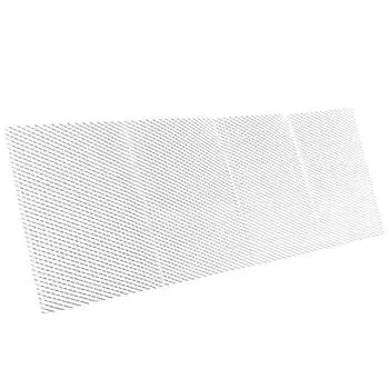 Новая серебристая ромбовидная алюминиевая автомобильная сетка для вентиляции, тюнинговая решетка, сетка 0,31 0,63