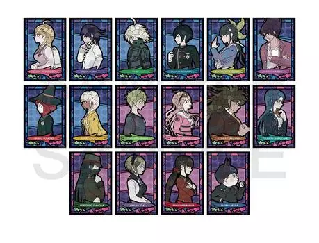 Новая серия Danganronpa V3 X Mixx Garden Character Stained, коробка из 5 коллекционных карточек Canvas