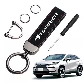 Новая серия Harrier 80 60 30 Подходит для всех серий Брелок для ключей Держатель для ключей от машины Чехол для ключей Брелок для ключей Текстура замши Специальный логотип Регулировка вращения чёрный