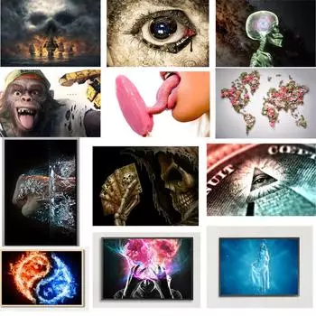 Новая серия современного искусства, украшение, живопись, художественная ткань, домашний фон, украшение на стену, подвесная картина 40*30cm