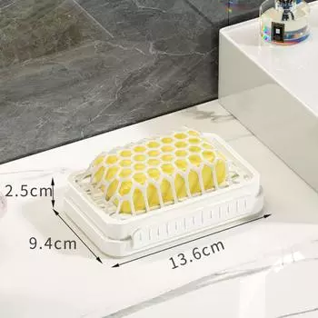 Новая сетчатая мыльница с высокой эластичностью, многоцелевая дренажная коробка для вспенивания мыла, контейнер для хранения, аксессуары для ванной комнаты
