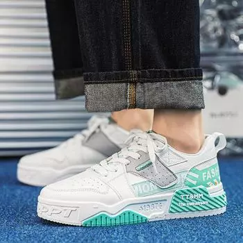 новая сетчатая поверхность дышащий дизайн повседневная обувь для студентов толстая подошва увеличение спортивная модная обувь низкий верх 39