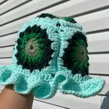 Новая шапка-берет ручной работы для взрослых с дофамином и разноцветными фруктами adult 57-59cm