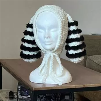 Новая шапка из натуральной американской индейки, связанная вручную, детская шапка для праздничной атмосферы Adult 56-59cm