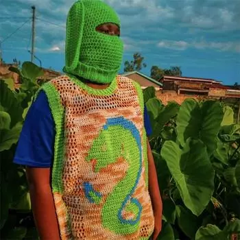 Новая шапка-парик из костяного парика ручной работы, модная и персонализированная забавная шапка для родителей и детей adult 57-59cm