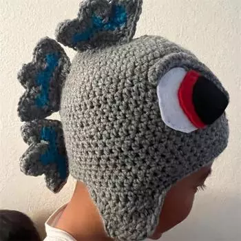 Новая шапка-парик из костяного парика ручной работы, модная и персонализированная забавная шапка для родителей и детей Adult 57-59cm