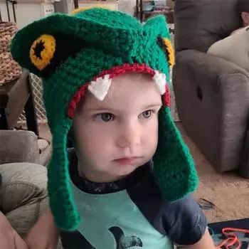 Новая шапка-парик из костяного парика ручной работы, модная и персонализированная забавная шапка для родителей и детей Children 48-52cm