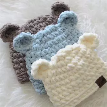 Новая шапка ручной работы с кошачьими и кроличьими ушками в уличном стиле, персонализированная модная для взрослых Children 42-50cm [without leather label]