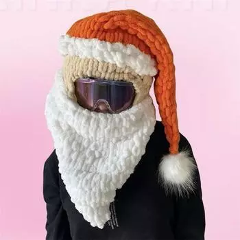 Новая шапка ручной работы, связанная крючком, Boshi Hood Kippa Beanie Doctor Adult Hat Adult 57-59cm