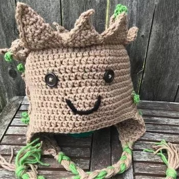 Новая шапка ручной работы, связанная крючком, Boshi Hood Kippa Beanie Doctor Adult Hat child 48-54cm