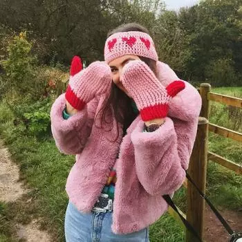 Новая шапка ручной работы, связанная крючком, с ушками и рожками кролика, забавная лыжная маска, шапка-пуловер Adult average size