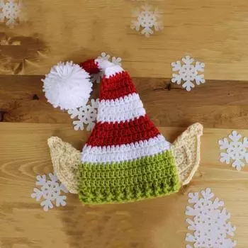 Новая шапка рыбака в радужную полоску, связанная вручную, весенняя шерстяная шапка для девочек с защитой от солнца и универсальная шляпа 45-50cm