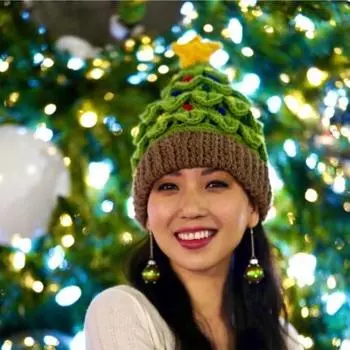 Новая шерстяная шапка ручной вязки с белыми цветами, свежая и универсальная рыбацкая шапка для весны и лета. Children 48-54cm