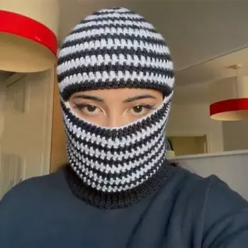 Новая шляпа ведьмы на Хэллоуин, вязаная крючком шерстяная шапка, праздничная, забавная, теплая, осенне-зимняя, шапка-пуловер 56-59cm