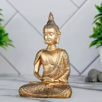 Новая сидящая статуэтка Будды, медитирующего, выставочный экспонат, идол, предметы домашнего декора для гостиной и подарки