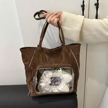 Новая симпатичная сумка через плечо в студенческом стиле, большая вместительная сумка для боли, модный рюкзак для девочек