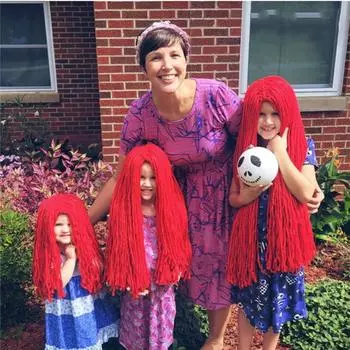 Новая симпатичная женская шапка с кошачьими ушками, японская шапочка, вязаная вручную, полосатая шапка-пуловер children 50-54cm