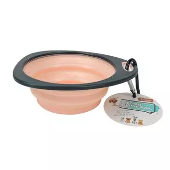 Новая складная силиконовая миска для собак и домашних животных объемом 320 мл, переносная миска для еды для щенков, контейнер для корма, миска для животных