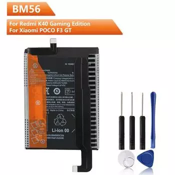 Новая сменная батарея для телефона BM56 для Xiaomi Redmi K40 Gaming Edition Xiaomi POCO F3 GT 5065mAh