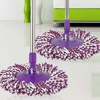 Новая сменная вращающаяся на 360 градусов легкая вращающаяся насадка для швабры из микрофибры