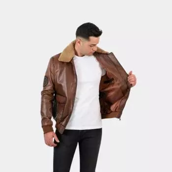 Новая специально разработанная мужская черная пилотная куртка из натуральной кожи, кожа ягненка, застежка-молния, куртка, повседневная верхняя одежда, умная одежда