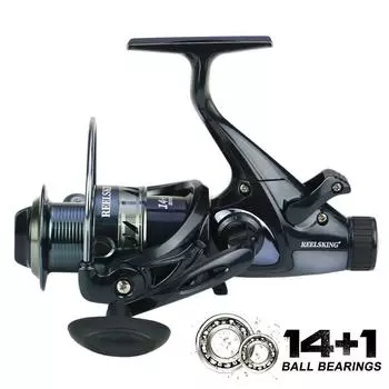 Новая спиннинговая рыболовная катушка 14+1BB с подшипниками 5.2:1/4.9:1 Высокоскоростная передаточное отношение с максимальным фрикционом 20 кг Катушка для ловли карпа, сменная для левой и правой руки 3000