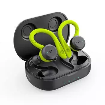 Новая спортивная гарнитура Bluetooth-гарнитура, спортивная гарнитура с ушным крючком, водонепроницаемые беспроводные наушники TWS