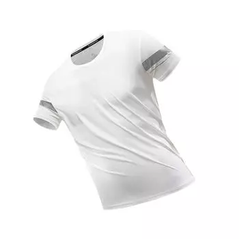 Новая спортивная уличная футболка, мужская быстросохнущая летняя футболка с короткими рукавами и половиной рукавов, свободная одежда для фитнеса и тренировок для бега