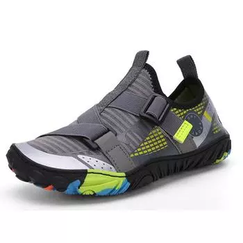 Новая стильная детская обувь, модные кроссовки для мальчиков, спортивные кроссовки для девочек, детские дышащие повседневные нескользящие кроссовки для активного отдыха 31 серый