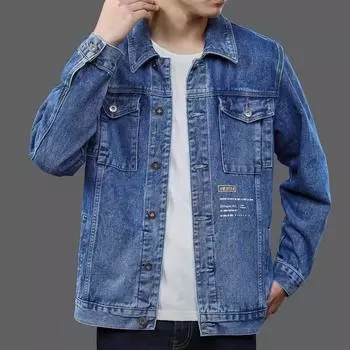 Новая стильная мужская куртка с несколькими карманами, топ большого размера, модная брендовая повседневная свободная рабочая куртка с лацканами для мужчин M