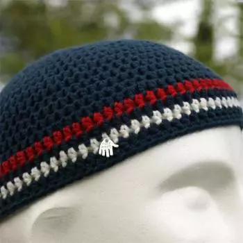 Новая стильная вязаная крючком шапка рыбака в шахматном стиле разных цветов, модная и персонализированная шапка для взрослых Adult 57-59cm [without slap accessories]