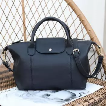 Новая стильная женская сумка Boston из натуральной коровьей кожи большой вместимости 38L x 15W x 20H CM