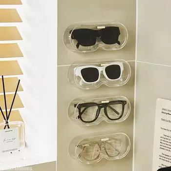 Новая стойка для очков, домашняя тумбочка для спальни, откидная крышка, ящик для хранения, подставка для солнцезащитных очков, настенный кронштейн для ванной комнаты чистый