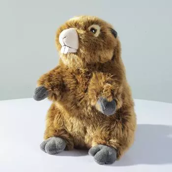 Новая стоячая поза плюшевая имитация белки плюшевая игрушка милый сурок