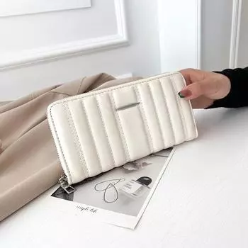 Новая сумка 2024 года, весенняя повседневная новая женская сумка-клатч из искусственной кожи, многоцелевой модный кошелек для выхода в свет чёрный