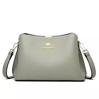 Новая сумка через плечо для женщин. Модная женская сумка-мешок для женщин. чёрный