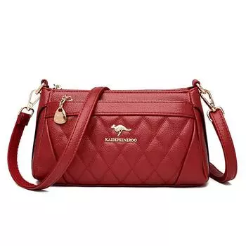 Новая сумка через плечо для женщин, сумка через плечо с вышивкой нитью для женщин, маленькая квадратная сумка для мам