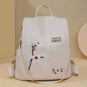 Новая сумка через плечо из ткани Оксфорд с вышивкой для женщин, в этническом стиле, универсальная, легкая, для путешествий, на одно плечо, сумка для мамы