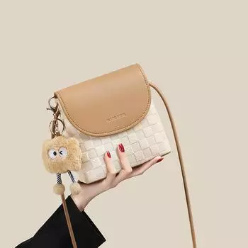 Новая сумка через плечо Мини-сумка Высококачественная женская сумка из натуральной кожи Квадратная сумка на одно плечо