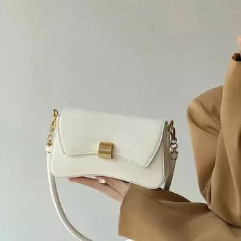 Новая сумка через плечо на одно плечо, простая повседневная сумка подмышкой, сумка-трость, модная маленькая квадратная сумка (20cm<Max Length<30cm)