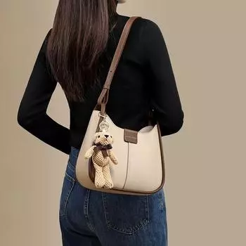 Новая сумка через плечо на одно плечо из натуральной кожи Niche Designer Saddle Bag High-end Bag