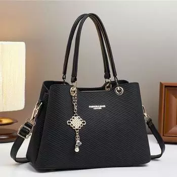 Новая сумка через плечо на одно плечо, женская сумка для мамы, универсальная, атмосферная, модная, многослойная, большая вместимость, женская сумка .