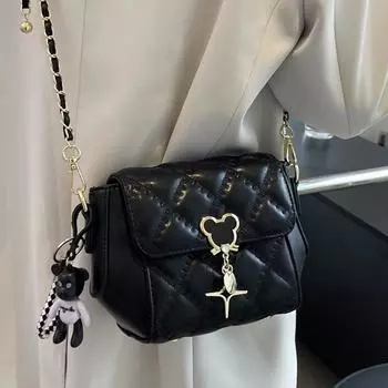 Новая сумка через плечо, высококачественная сумка через плечо с цепочкой из бриллиантов