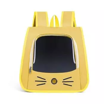 Новая сумка для домашних животных из сыра для улицы, дышащий рюкзак для кошек, креативная модная треугольная портативная сумка для кошек большой емкости