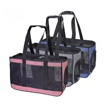 Новая сумка для кошек, большая вместимость, складная сумка для домашних животных, портативная, переносная сумка для кошек, многофункциональная сумка для прогулок с домашними животными S(43 * 19 * 29cm)