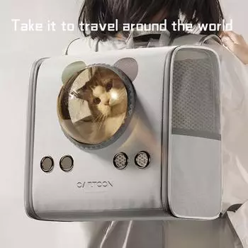 Новая сумка для кошек, переносная сумка для домашних животных, большая вместимость, рюкзак для космических капсул для кошек и собак, дорожная сумка для домашних животных, принадлежности. Можно разместить кошек в пределах