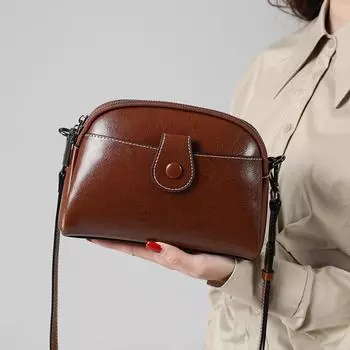 Новая сумка для мобильного телефона, женская сумка из коровьей кожи в стиле ретро, сумка через плечо, универсальная сумка через плечо, женская маленькая квадратная сумка