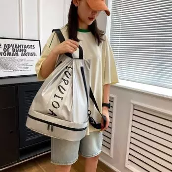 Новая сумка для плавания с отделением для влажной и сухой уборки: женская сумка для фитнеса, мужская спортивная сумка, водонепроницаемая сумка большой вместимости, сумка для хранения, детский рюкзак