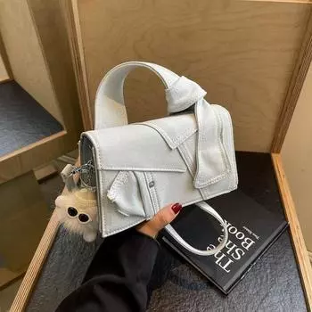 Новая сумка джинсовая модная сумка через плечо простая senmeng trend sense маленькая квадратная сумка женская One size