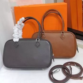 Новая сумка из кожи Fubao в стиле Old Money Chcxbuy22, сумка для дальних поездок с перьями, маленькая квадратная сумка 22x5x13cm золотисто-коричневый